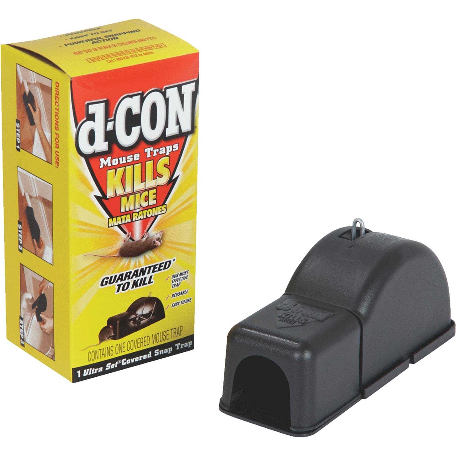 D-Con Ultra Set Covered Snap Mouse Trap - Home & Office Supplies on sale