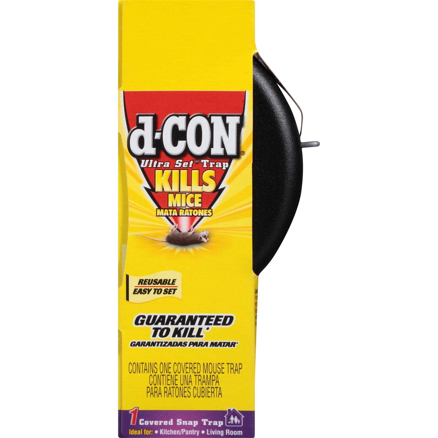 D-Con Ultra Set Covered Snap Mouse Trap - Home & Office Supplies on sale